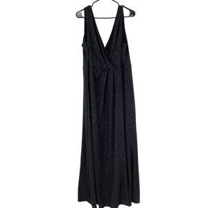 Ever Pretty 3X Maxi Gown Dress Evening Event Slit V-neck Sparkle RHH10580